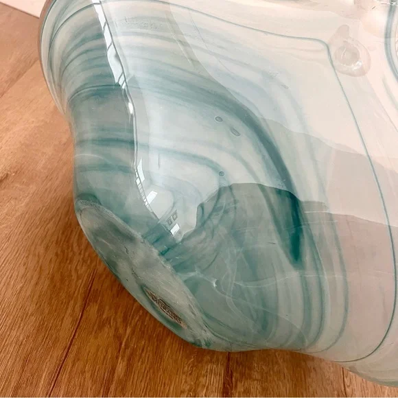 Vetro Eseguito Secondo La Tecnica Dei Maestri Di Murano Glass Bowl Centerpiece